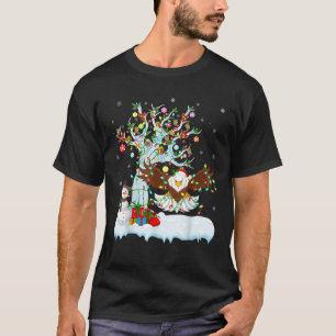 Eagle Bird Weihnachten Weihnachtsmannmütze Tree Ch T-Shirt