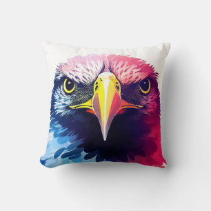 Eagle Bird Wild Nature Animal Color Art Malerei Kissen
