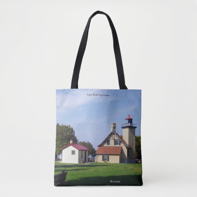 Eagle Bluff Leuchtturm Allover-Tasche (Vorderseite)