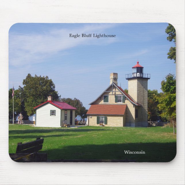 Eagle Bluff Leuchtturm-Mauspad Mousepad (Vorne)