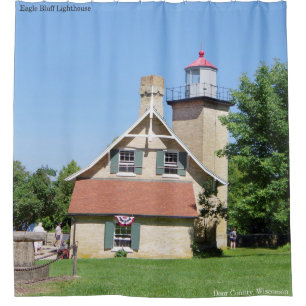 Eagle Bluff Lighthouse Duschvorhang
