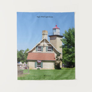 Eagle Bluff Lighthouse Wandteppich