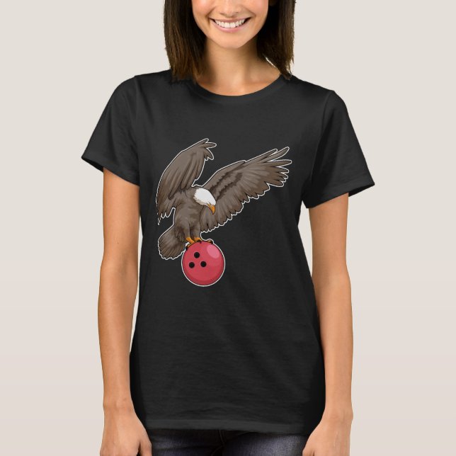 Eagle Bowling Bowling ball T-Shirt (Vorderseite)