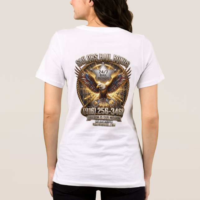 Eagle Break-Out Women's T-Shirt Tri-Blend Shirt (Rückseite)