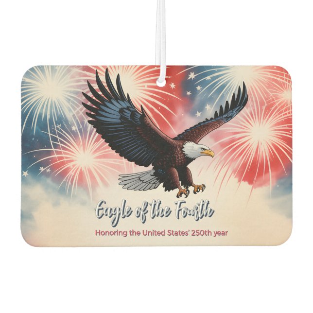 Eagle Calendar 2026 • New Car Scent • 1776–2026 US Autolufterfrischer (Vorderseite)