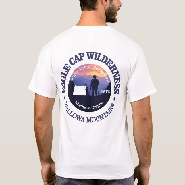Eagle Cap Wilderness (rd2) T-Shirt (Rückseite)