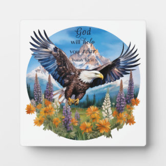 Eagle Christlich Plaque Fotoplatte