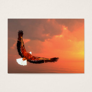Eagle, das zur Sonne fliegt - 3D übertragen
