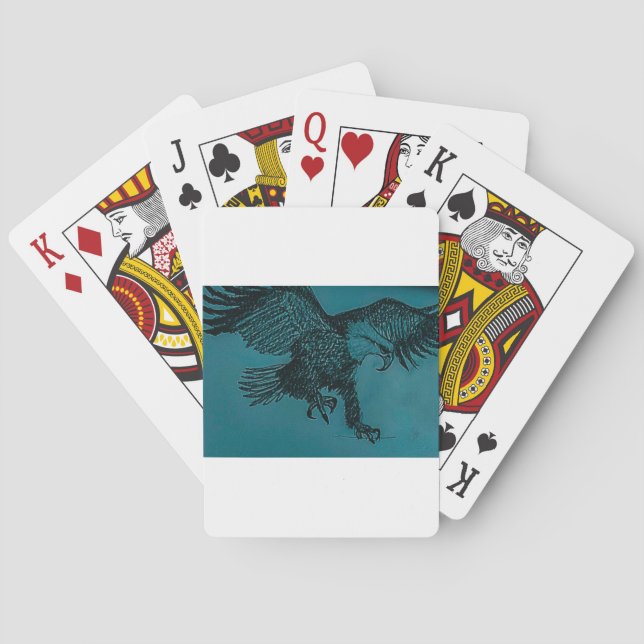Eagle Deck der Karten Spielkarten (Rückseite)
