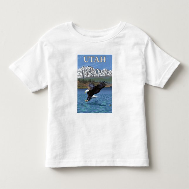Eagle DivingUtah Kleinkind T-shirt (Vorderseite)