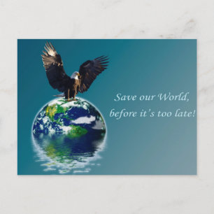 Eagle Earth Day Series Postkarte