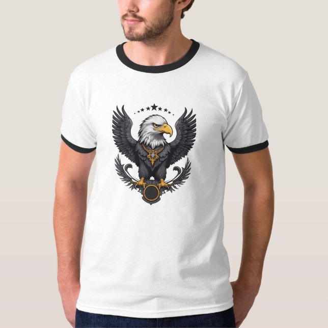 Eagle: Ein Symbol der Stärke T-Shirt (Vorderseite)