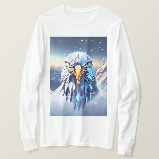 "Eagle Emblem: Symbol des T - Shirt der Freiheit" (Design vorne)