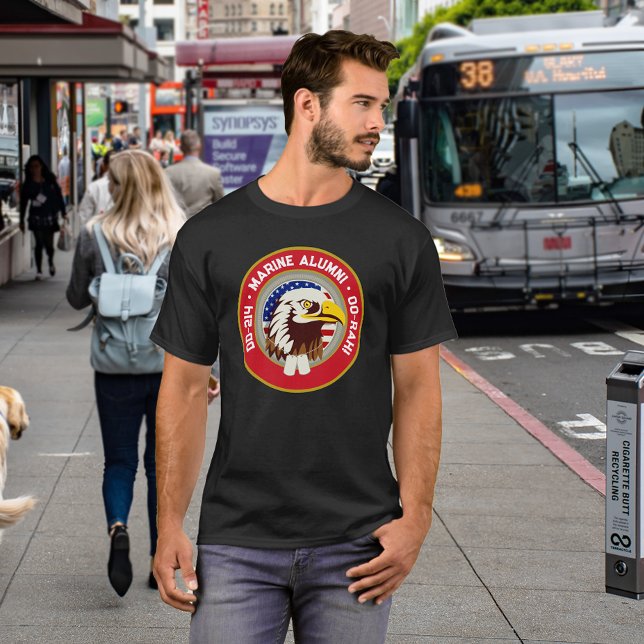Eagle Emblem USA Flag | DD 214 Seealumni T-Shirt (Von Creator hochgeladen)