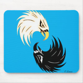 "Eagle Eye"-Mausepad - Blau Mousepad