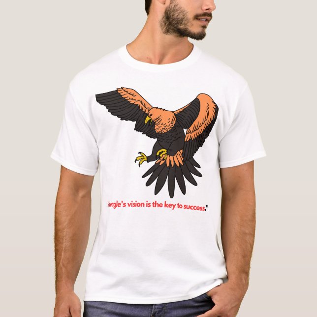 Eagle Eye Premium kundenspezifische Design-T - Shi T-Shirt (Vorderseite)