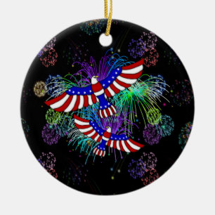 Eagle Fireworks Keramikornament