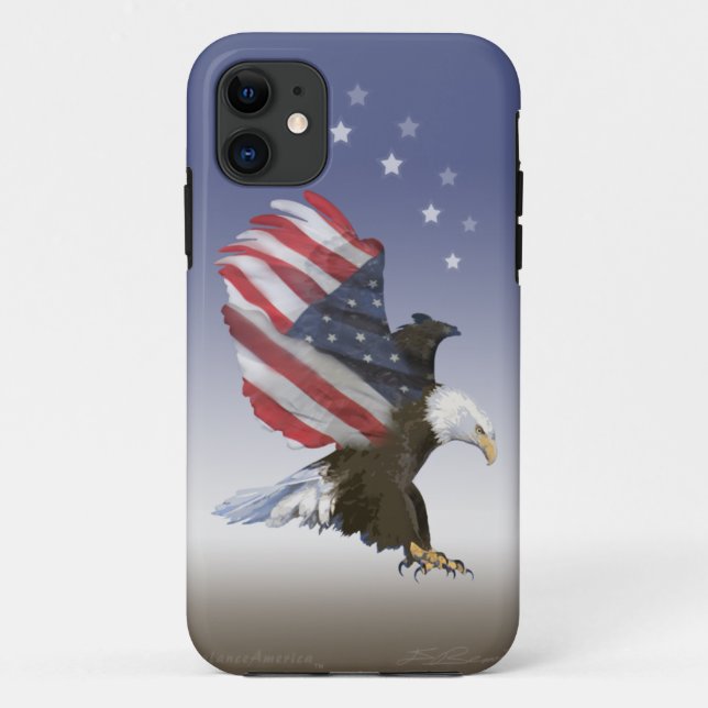 Eagle Flag iPhone5 Case-Mate Selten dort iPhone Hülle (Rückseite)