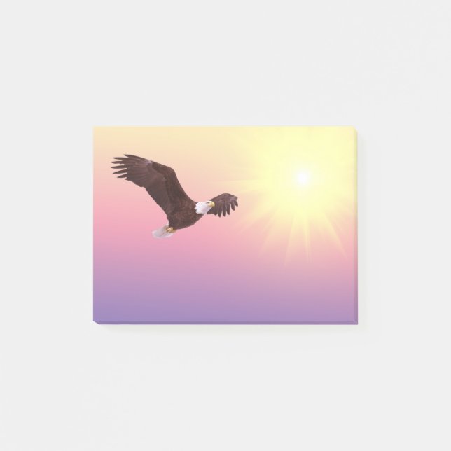 Eagle-Flug Post-it Klebezettel (Vorderseite)