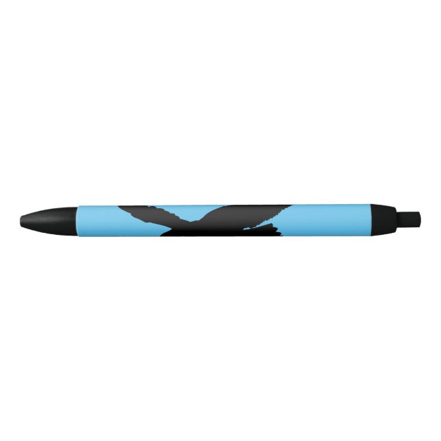 Eagle Flying Blue Pen - Ihre Farben Kugelschreiber (Vorderseite)