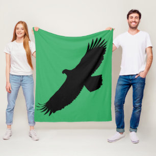 Eagle Flying Green Fleece Blanket - Ihre Farben
