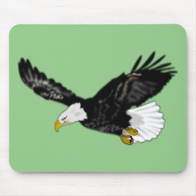 Eagle Flying Mouse Pad - Ihre Farben Mousepad (Vorne)