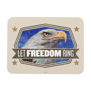 Eagle-Gelassener Freiheits-Ring Magnet