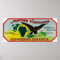 Eagle Grapes LabelNordost, PA