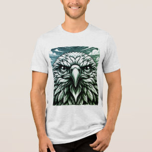 Eagle Graphic T - Shirt Tri-Blend-Shirt