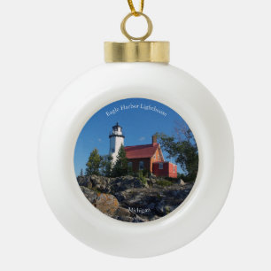 Eagle-Hafen-Leuchtturmverzierung Keramik Kugel-Ornament