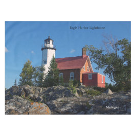 Eagle Harbor Lighthouse Tischtuch Tischdecke