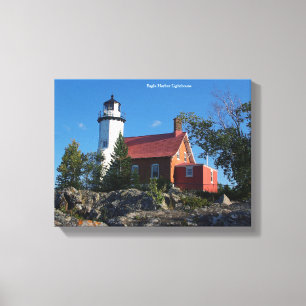 Eagle Harbour Lighthouse Canvas Print Leinwanddruck