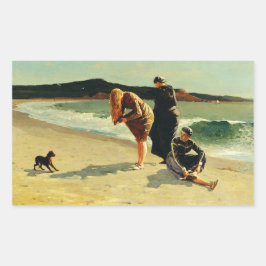 Eagle Head, Manchester, Massachusetts Fine Art  Rechteckiger Aufkleber