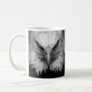 Eagle Head Moderne Pop Art Template Tiere Kaffeetasse
