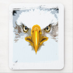 Eagle Head Moderner Pop Art Custom Template Mousepad