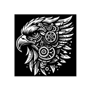Eagle Head Rubber Briefmarke Gummistempel