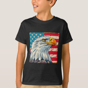 Eagle Head US Flagge T-Shirt