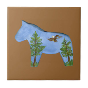 Eagle Horse Tile Fliese
