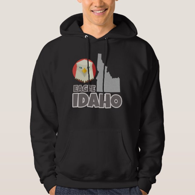 EAGLE IDAHO  PROUD EAGLE RESIDENTS LOVE IT HOODIE (Vorderseite)