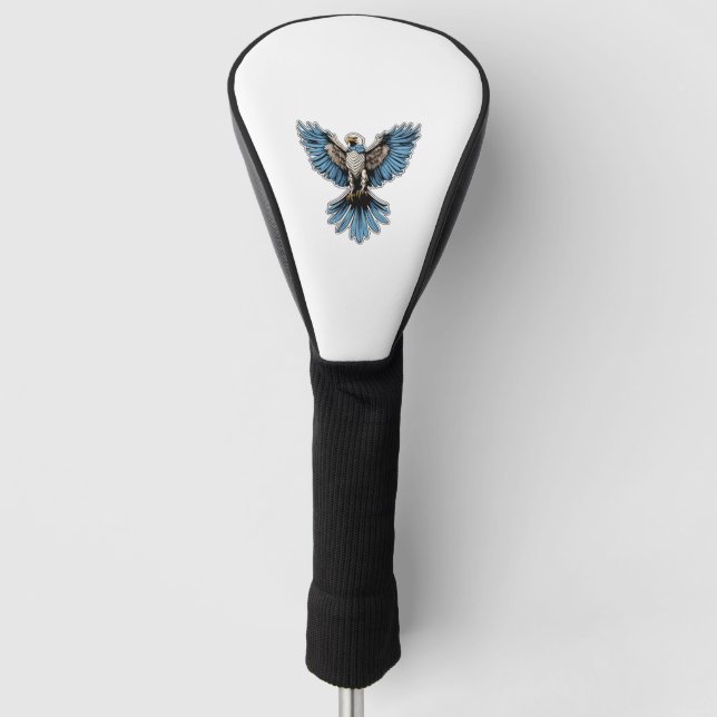 Eagle Illustration Golf Headcover (Vorderseite)
