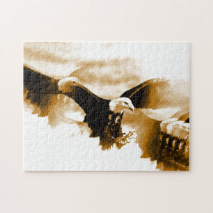 Eagle in der Flugkunst Puzzle