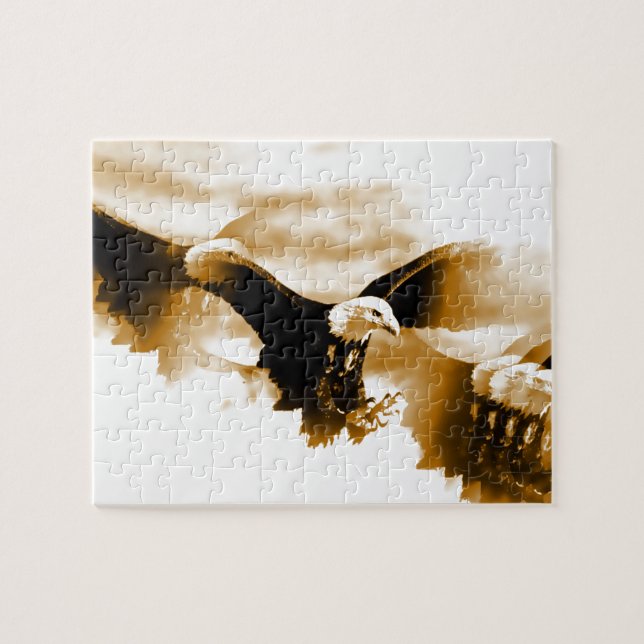 Eagle in Flight Puzzle (Horizontal)