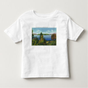 Eagle-Insel und niedrigere Saranac See-Ansicht Kleinkind T-shirt