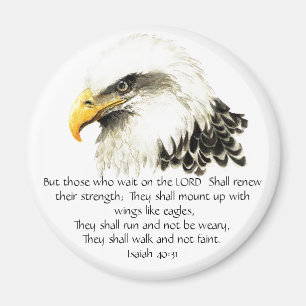 Eagle - inspirierend - Schrift - sie diese Magnet