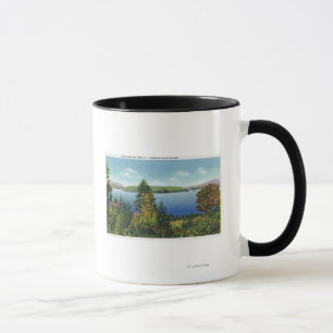 Eagle Island und Lower Saranac Lake View Tasse
