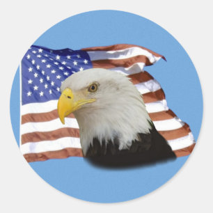 Eagle-Kennzeichnung Runder Aufkleber
