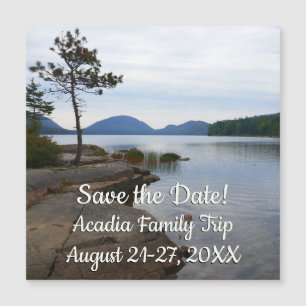 Eagle Lake im Acadia National Park Magnetkarte