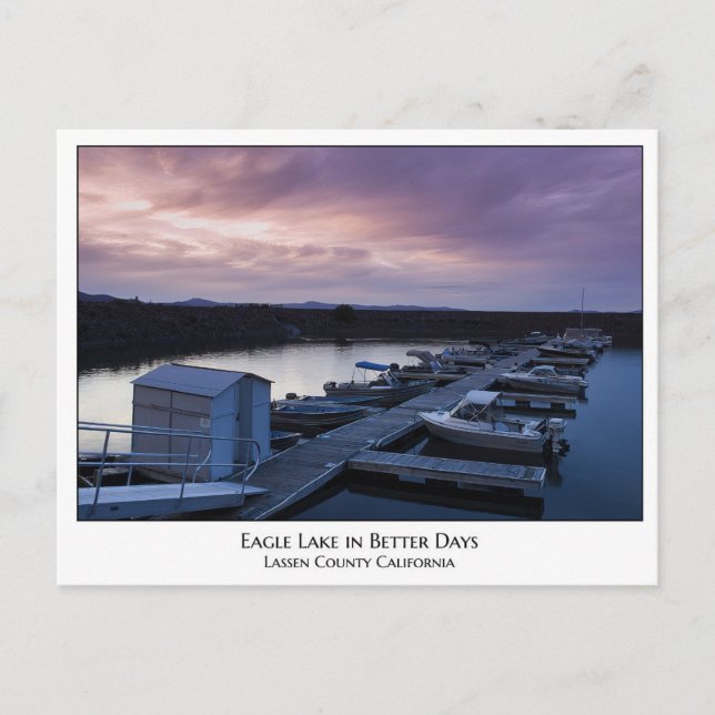 Eagle Lake in Better Days Postkarte (Vorderseite)