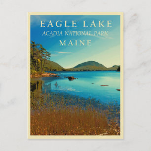 Eagle Lake, Maine Postkarte