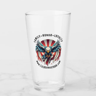 Eagle-Logo 16 oz. Glas